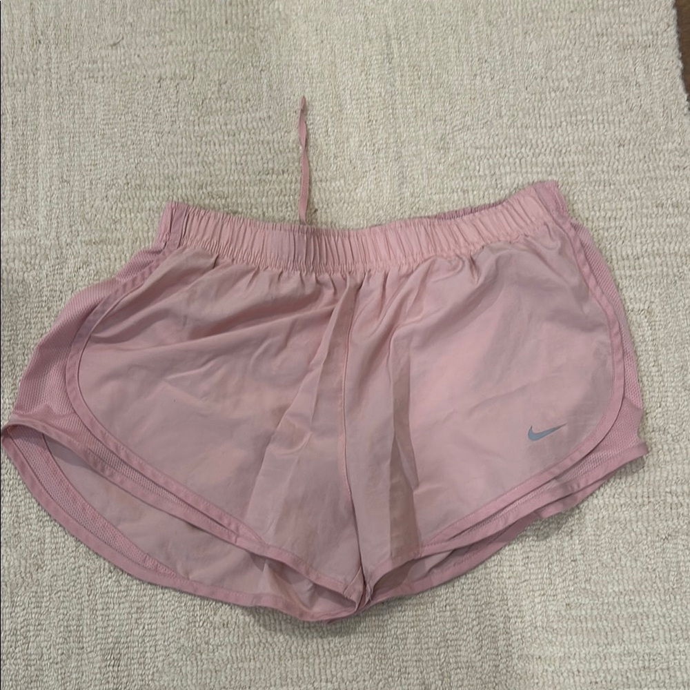 Nike Pink Athletic Shorts Lightweight Breathable Design